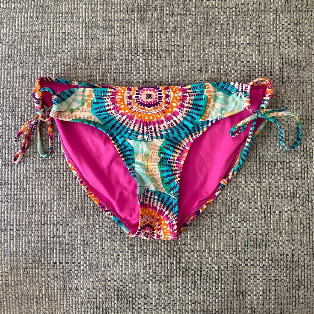 Tie dye bikini bottom